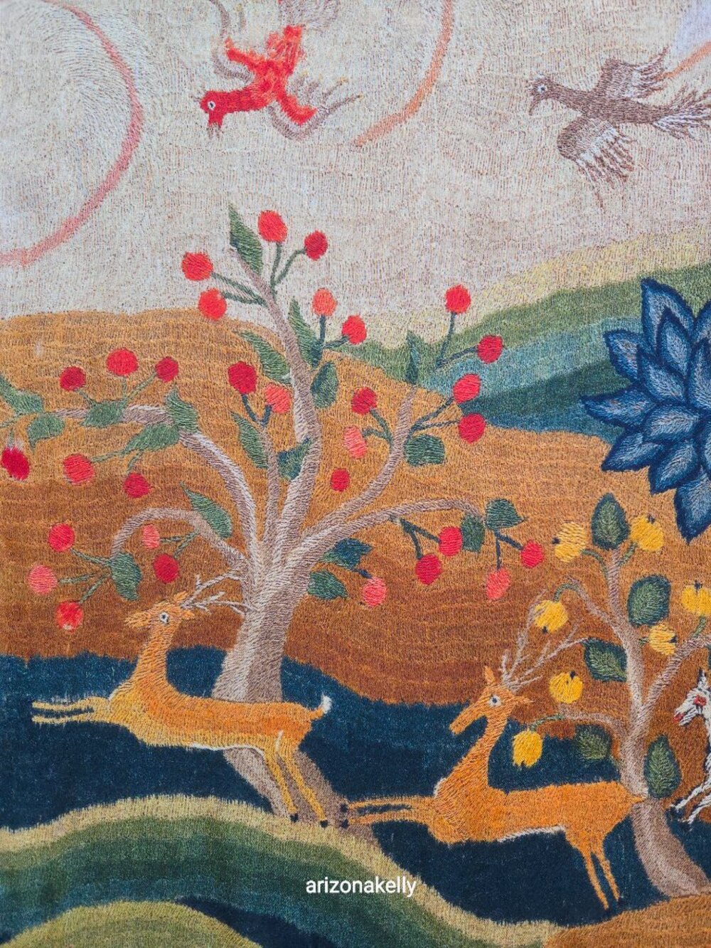 NWT The Met Modal Cashmere Scarf American Folk Art Museum - Picture 5 of 15